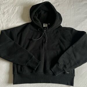 Tna cozy fleece boyfriend shrunken hoodie